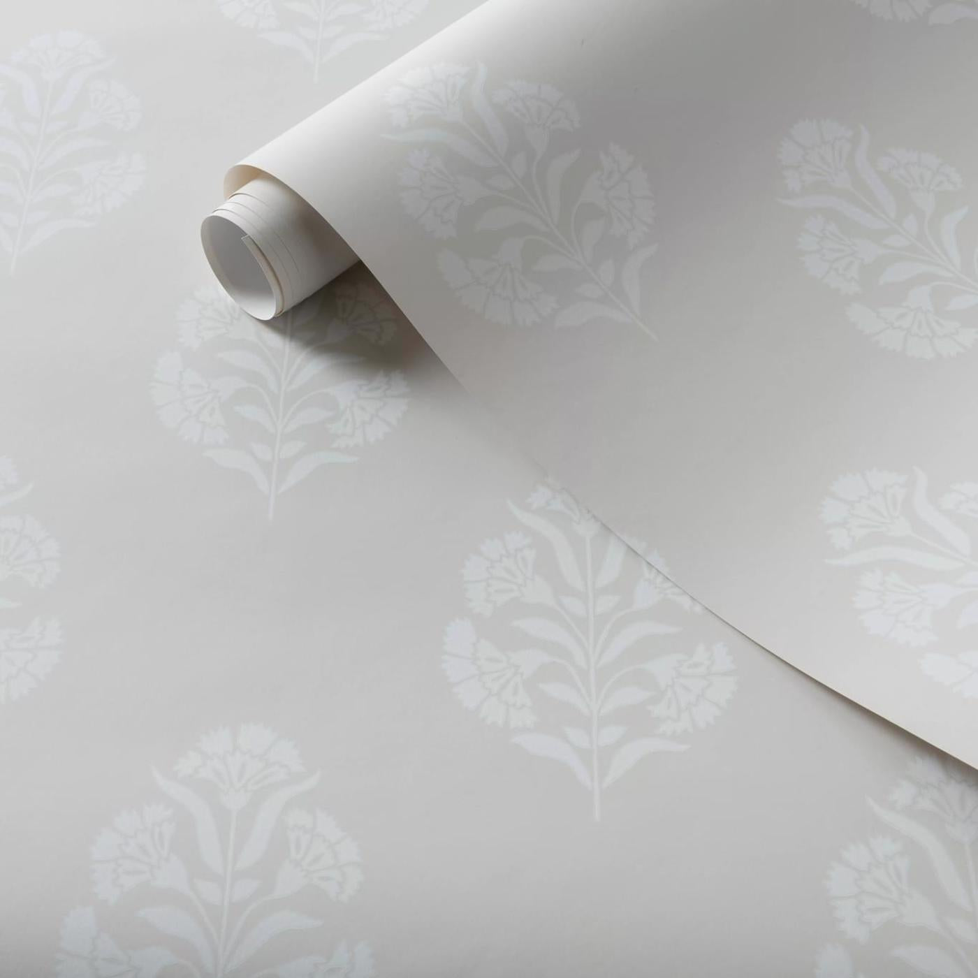 W0199/05 - Standen Wallpaper - Natural - Clarke & Clarke