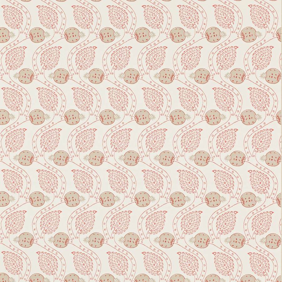 W7007-03 - Ashmead Wallpaper - Tomato- Colefax & Fowler