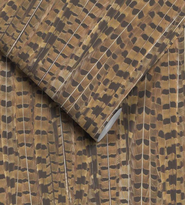 WM-080R - Pheasant Wallpaper - Brown - Woodchip & Magnolia
