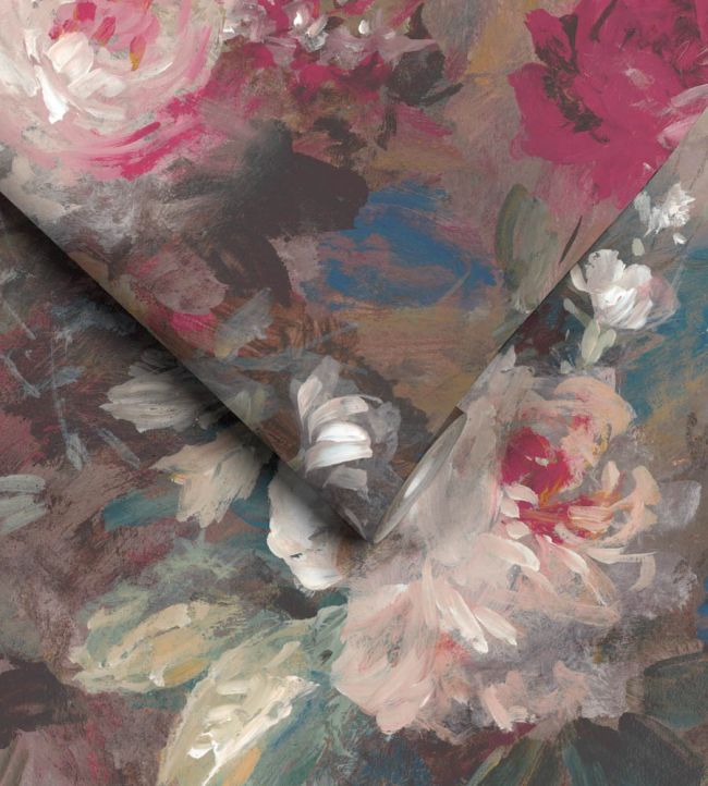 WM-083-4P - Ava Marika Wallpaper - Mural - Moody - Woodchip & Magnolia