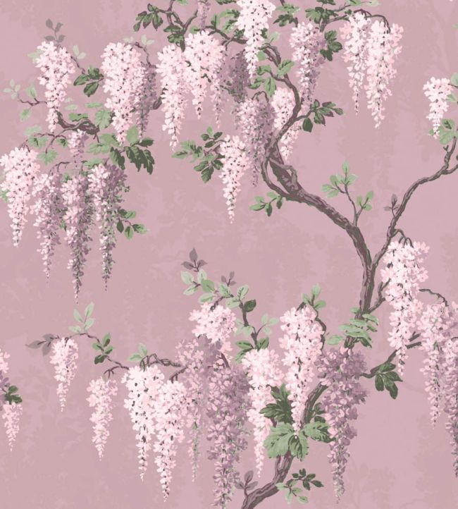WM-221R - Wisteria Wallpaper - Deep Lavender - Woodchip & Magnolia