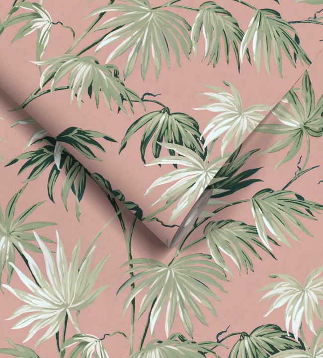 WM-225R - Va Va Frome Wallpaper - Powder Pink - Woodchip & Magnolia