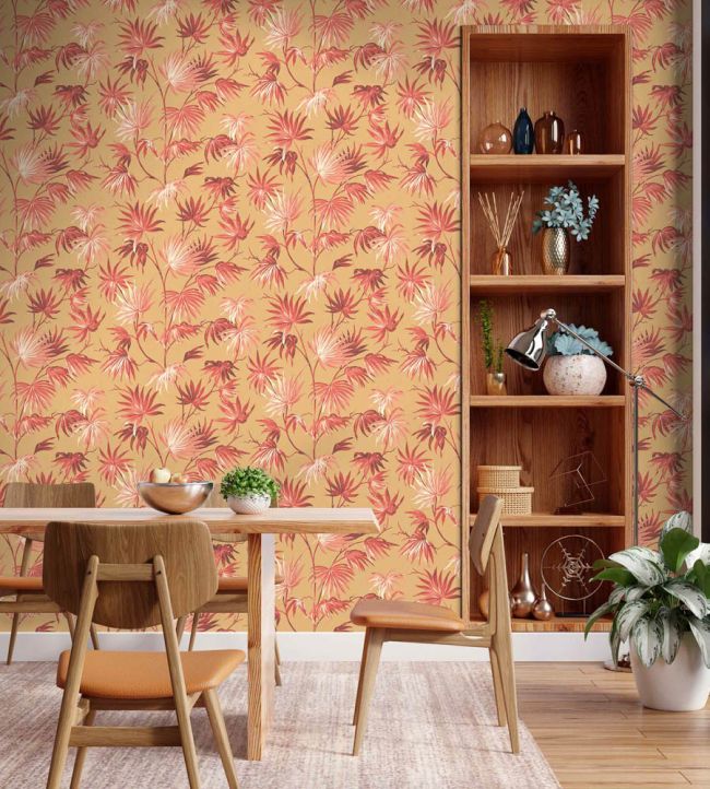 WM-228R - Va Va Frome Wallpaper - Festival Red - Woodchip & Magnolia