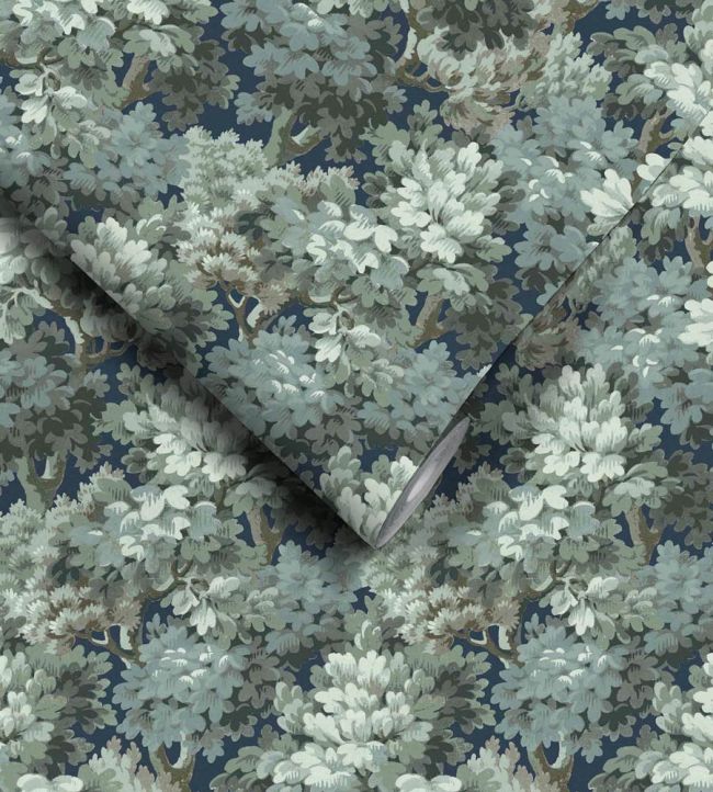 WM-314-03R - Broadhead Forest Wallpaper - Sage - Woodchip & Magnolia