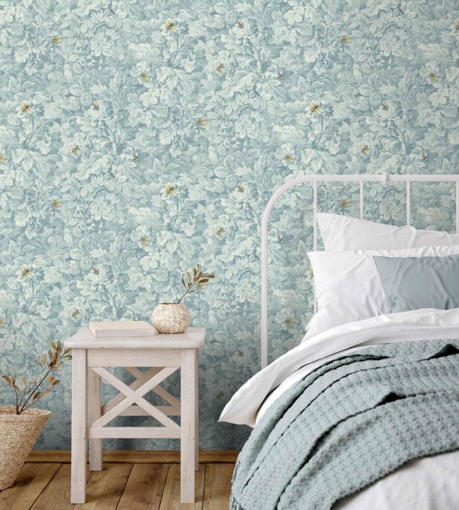 WM-318-06R - Busy Bee Wallpaper - Turton - Woodchip & Magnolia