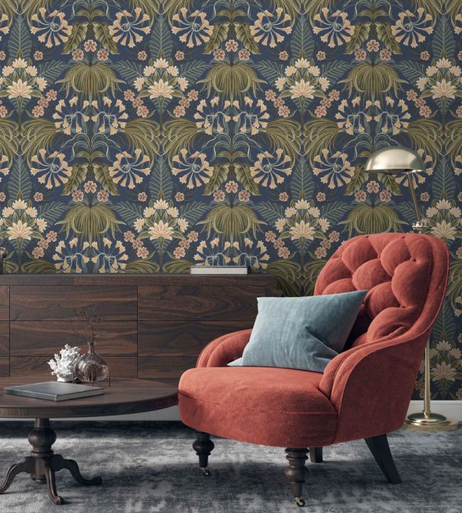 WM-380-01R - Mirk Wallpaper - Reservoir - Woodchip & Magnolia