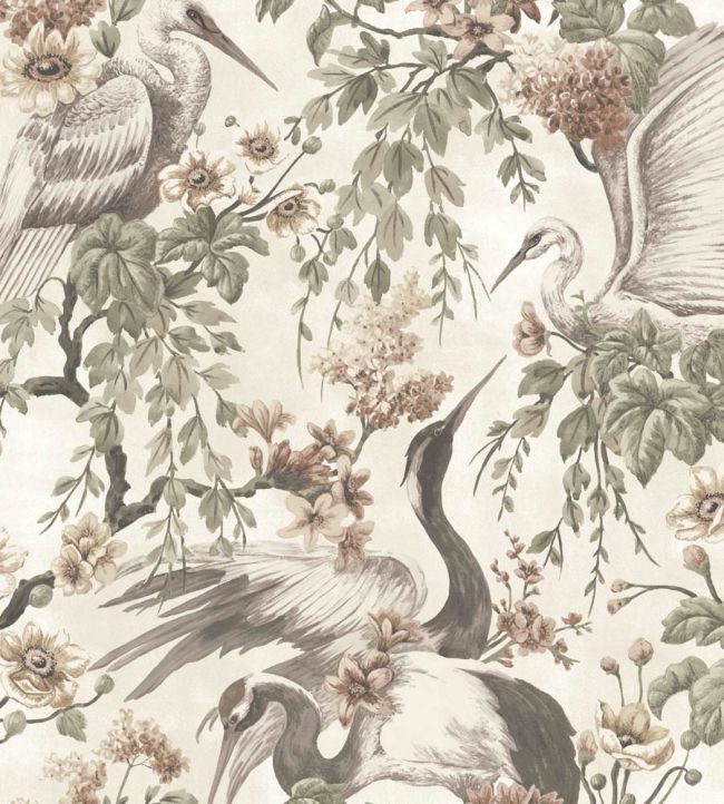 WM-411-06R - Maurice Wallpaper - Sage - Woodchip & Magnolia