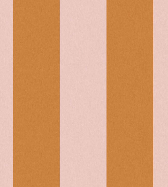 WM-413-04R - Awning Stripe Wallpaper - Pink Cloud Gorse - Woodchip & Magnolia