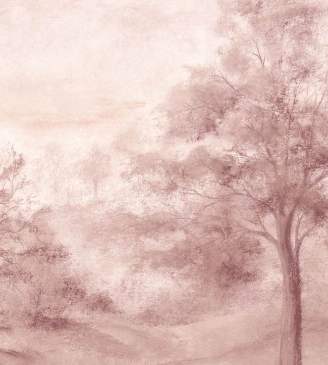 WM-430-03RM - Quarlton Wallpaper - Mural - Blush Pink - Woodchip & Magnolia