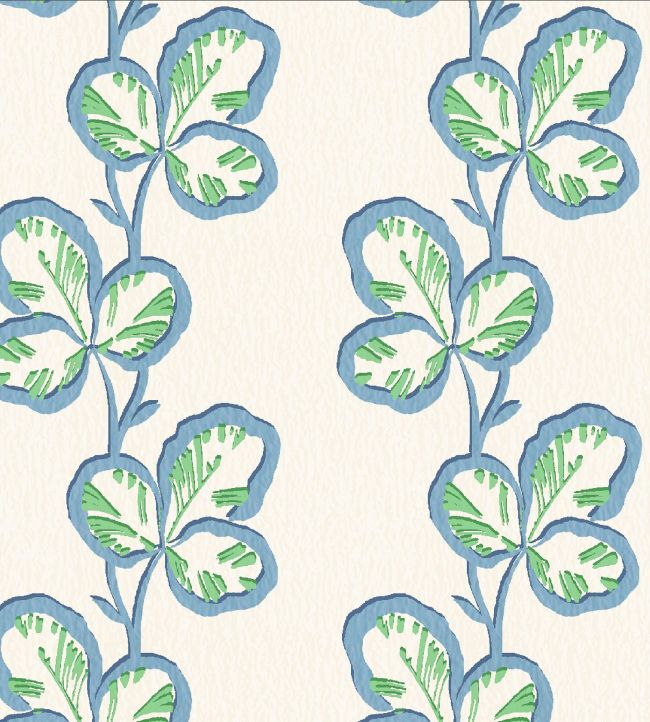 WM-480-02R - Paddy Wallpaper - Denim Green - Woodchip & Magnolia