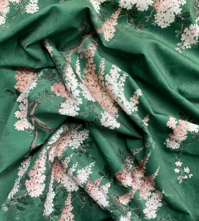 WMF-1002-06VD - Wisteria Fabric - Green - Woodchip & Magnolia