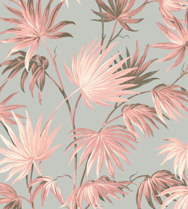 WMF-1003-02VD - Va Va Frome Fabric - Blush Eau De Nil - Woodchip & Magnolia