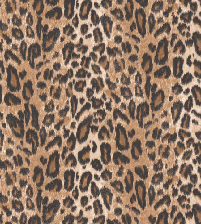WMF-1006-01VD - Rapture Fabric - True Leopard - Woodchip & Magnolia