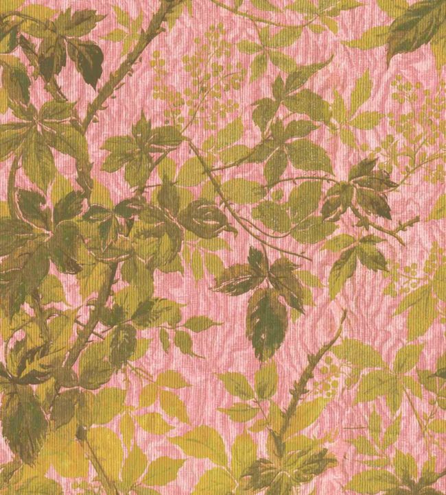 WMF-316-01VD - Tropic Fabric - Sunset Pink - Woodchip & Magnolia