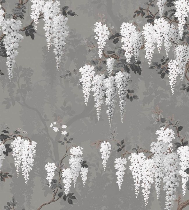 WMF-333-03VD - Wisteria Fabric - Latte Slate Grey - Woodchip & Magnolia
