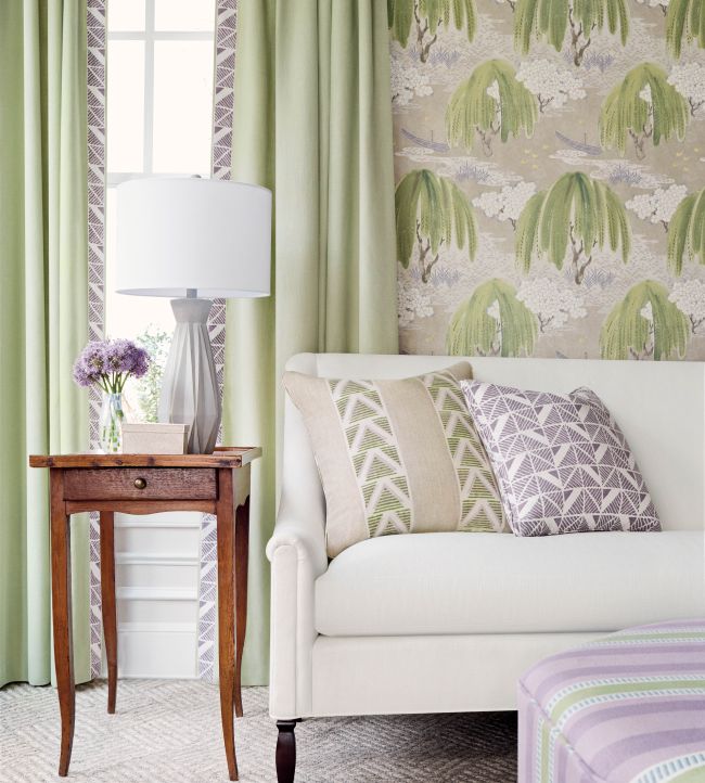 Willow Tree Wallpaper - Beige - AT23106 - Anna French
