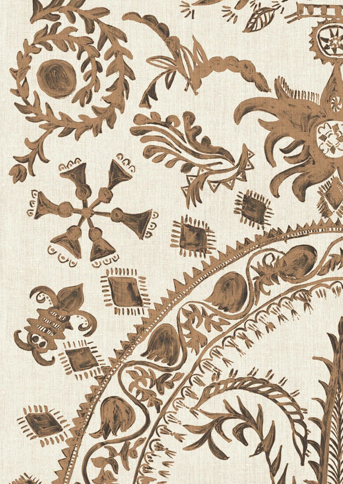 Womad Lg 100 Wallpaper - Henna - Lewis & Wood