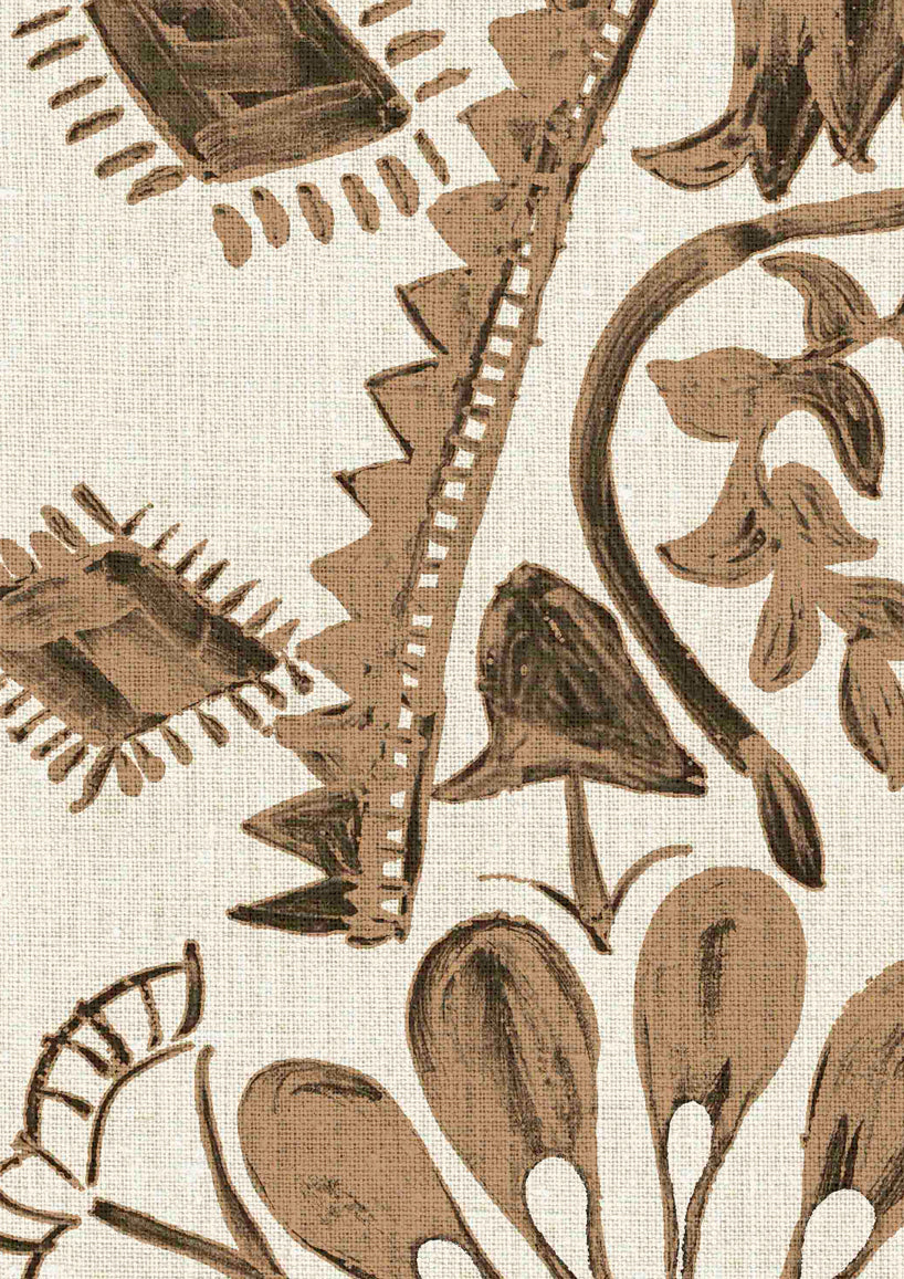 Womad Lg 100 Wallpaper - Henna - Lewis & Wood