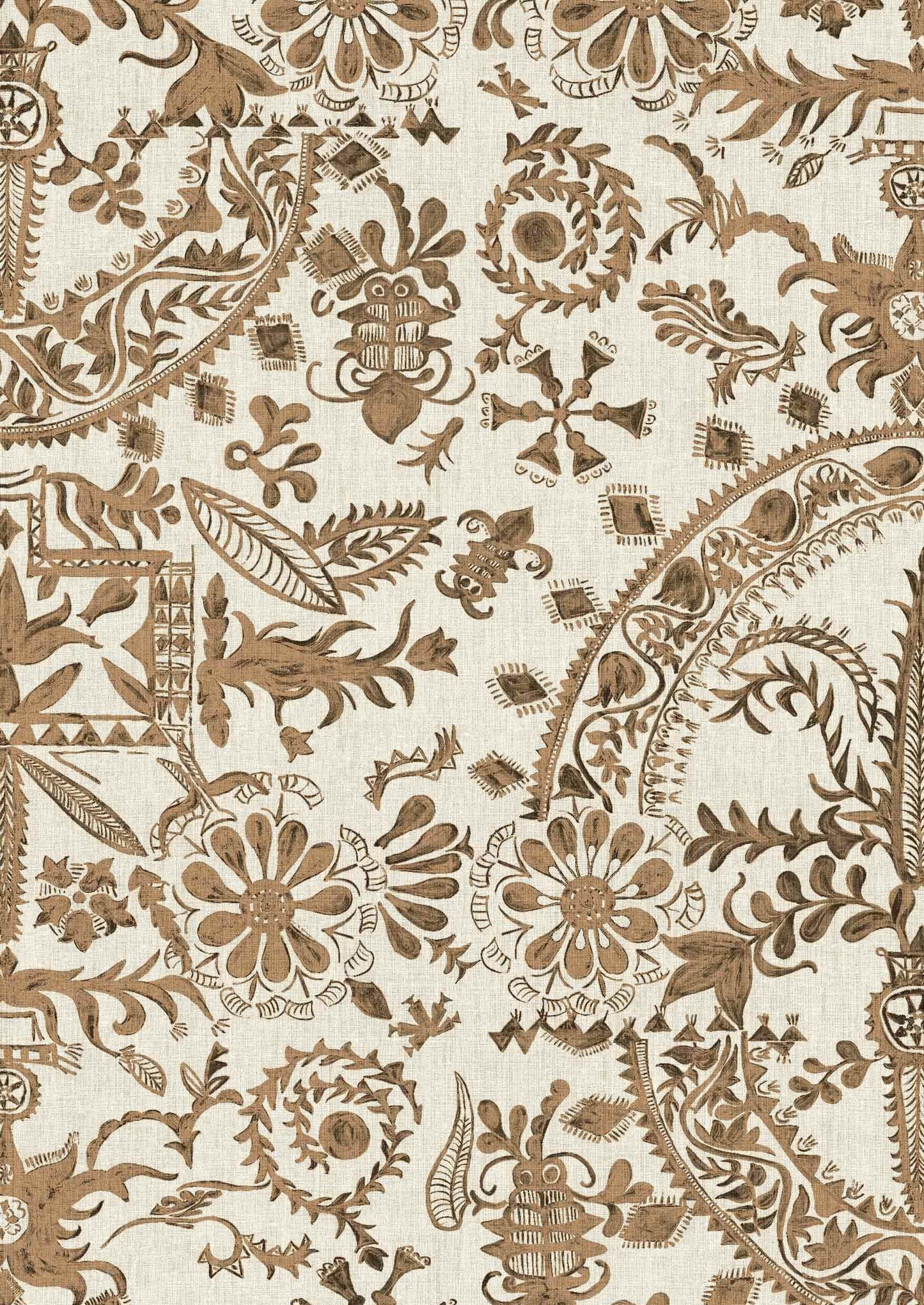 Womad Lg 50 Wallpaper - Henna - Lewis & Wood