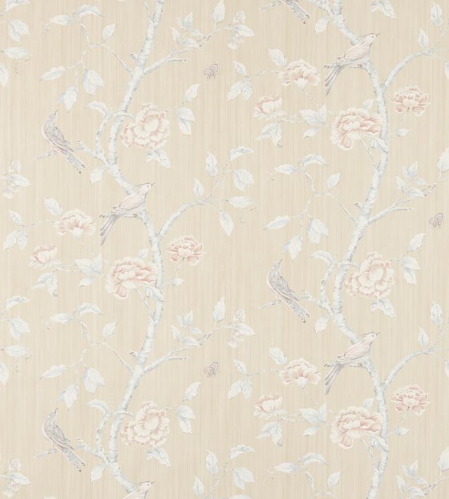 Woodville Wallpaper - White Clay - ZWOO311348 - Zoffany