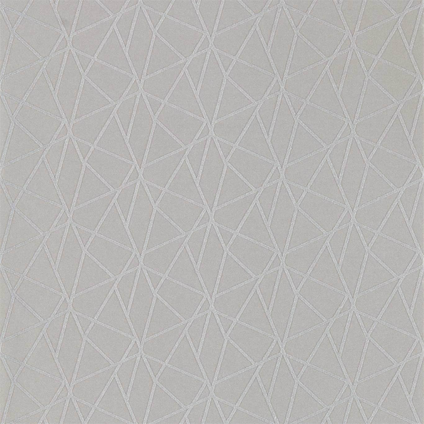 Zola Shimmer Wallpaper - Steel - HMWF111976 - Harlequin