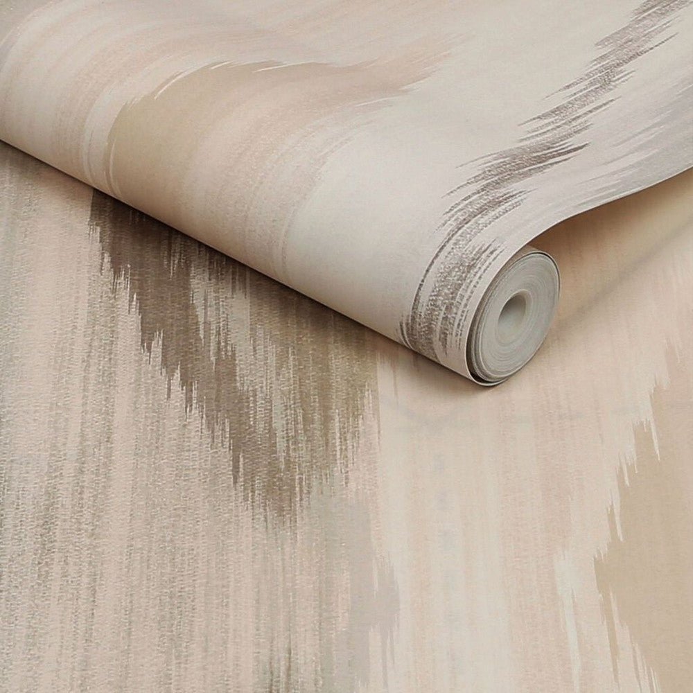 Abstract Ikat Wallpaper - Neutral - Next - 118317 - Premier Wallcovering
