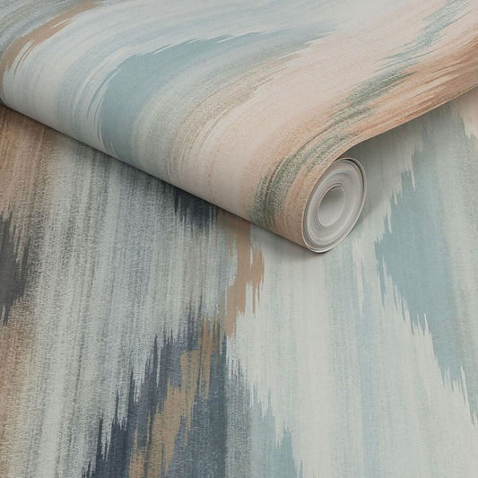 Abstract Ikat Wallpaper - Orange - Next - 118316 - Premier Wallcovering