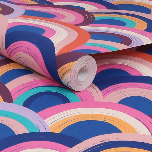 Abstract Rainbow Wallpaper - Brights - Next - 122391 - Premier Wallcovering
