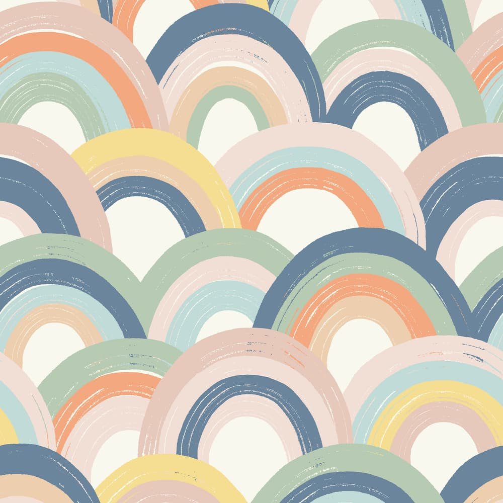 Abstract Rainbow Wallpaper - Pastel - Next - 122392 - Premier Wallcovering