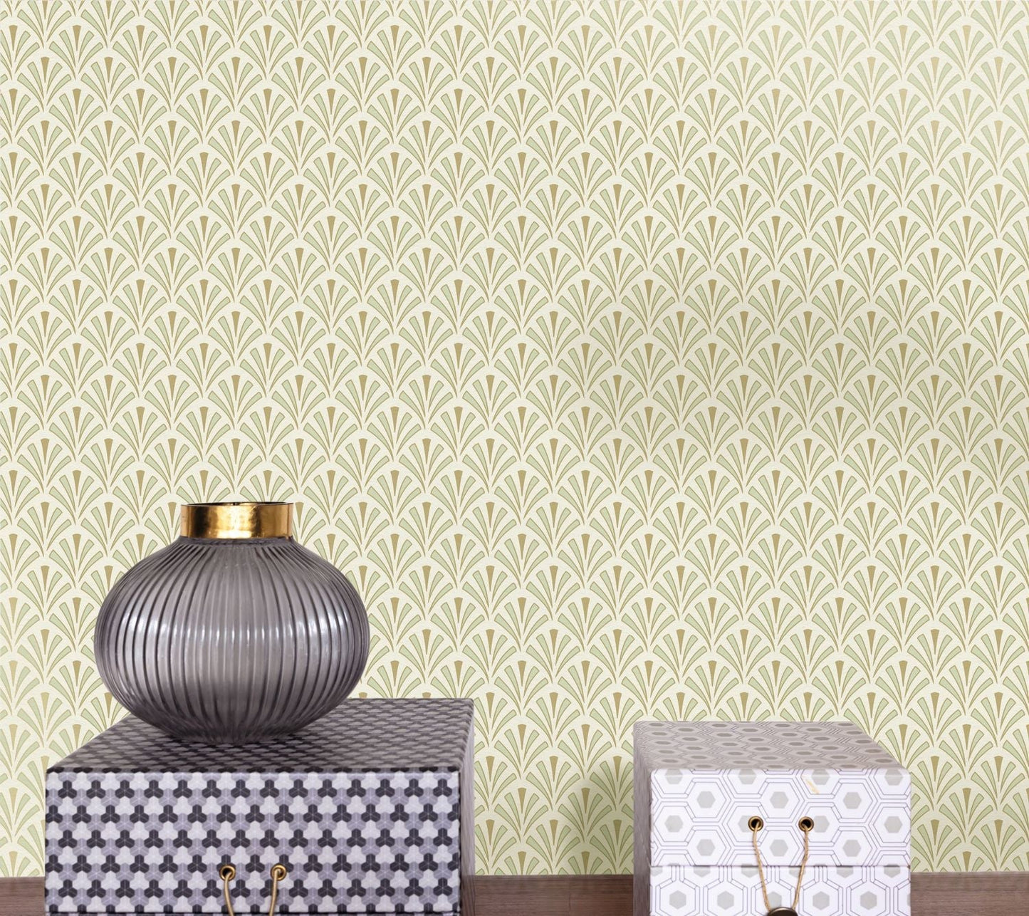 Abundance Wallpaper - Vert Amande - Caselio - 105307026 - Premier Wallcovering