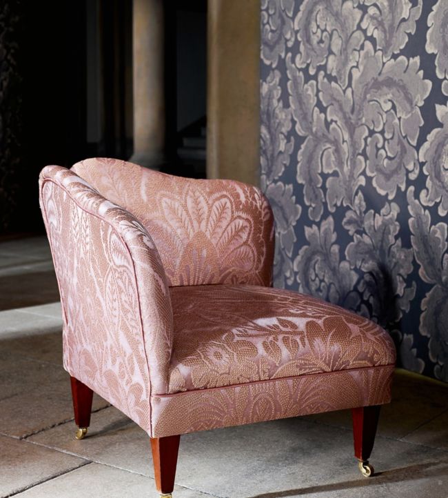 Acantha Wallpaper - Ink - ZPHA312620 - Zoffany - Premier Wallcovering