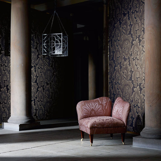 Acantha Wallpaper - Ink - ZPHA312620 - Zoffany - Premier Wallcovering