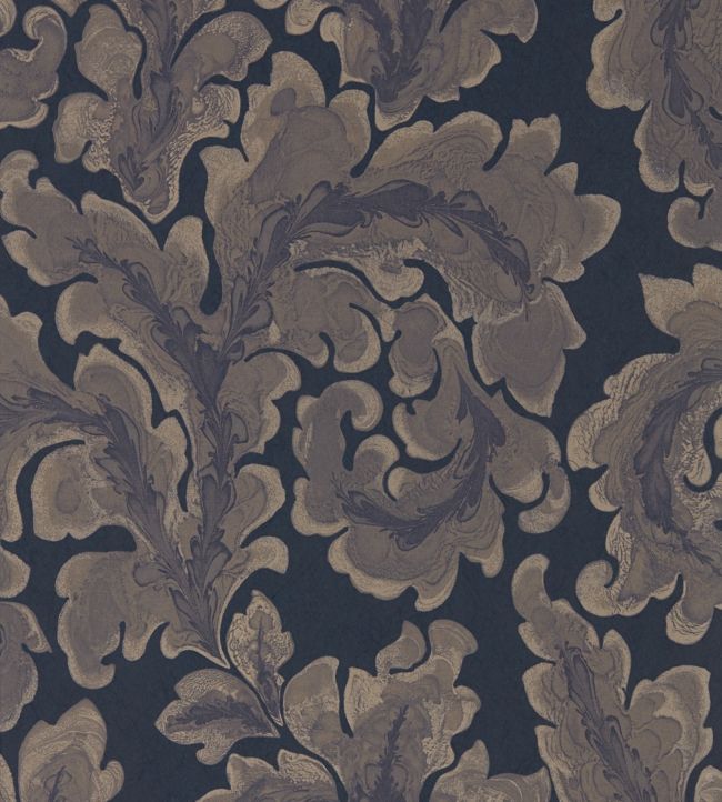 Acantha Wallpaper - Ink - ZPHA312620 - Zoffany - Premier Wallcovering
