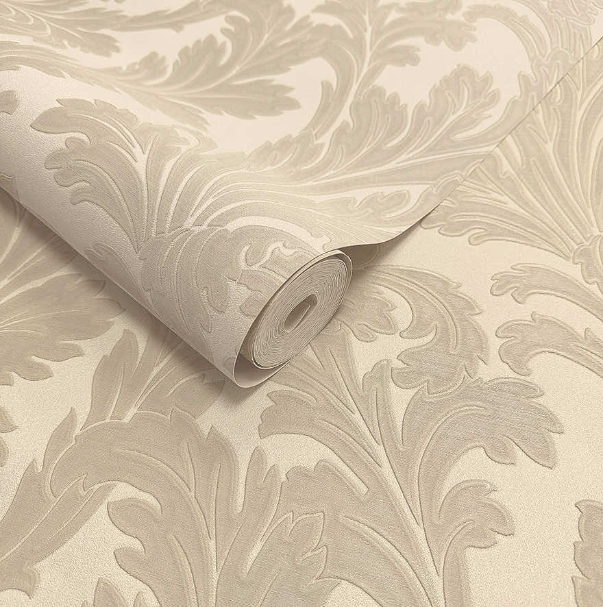 Acanthus Wallpaper - Beige - Holden Décor - 36431 - Premier Wallcovering