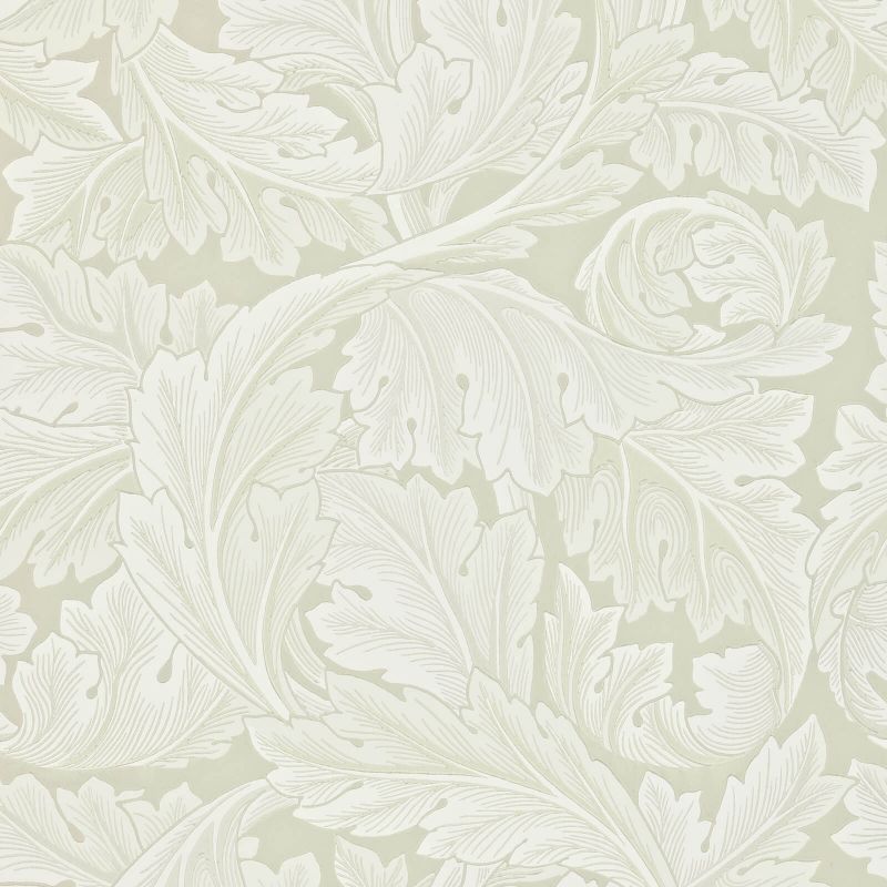 Acanthus Wallpaper - Chalk - 212554 - Morris & Co - Premier Wallcovering