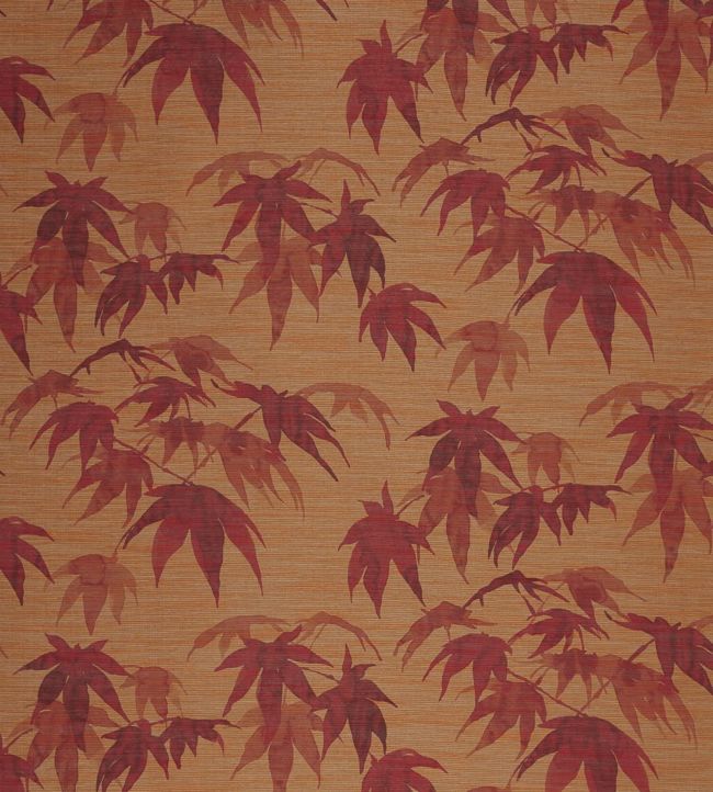 Acer Wallpaper - Red Wood - ZAKA312496 - Zoffany - Premier Wallcovering