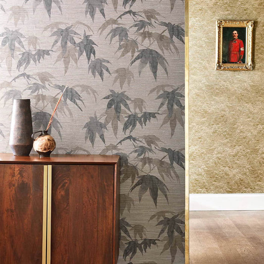 Acer Wallpaper - Ash/Pewter - ZAKA312495 - Zoffany - Premier Wallcovering