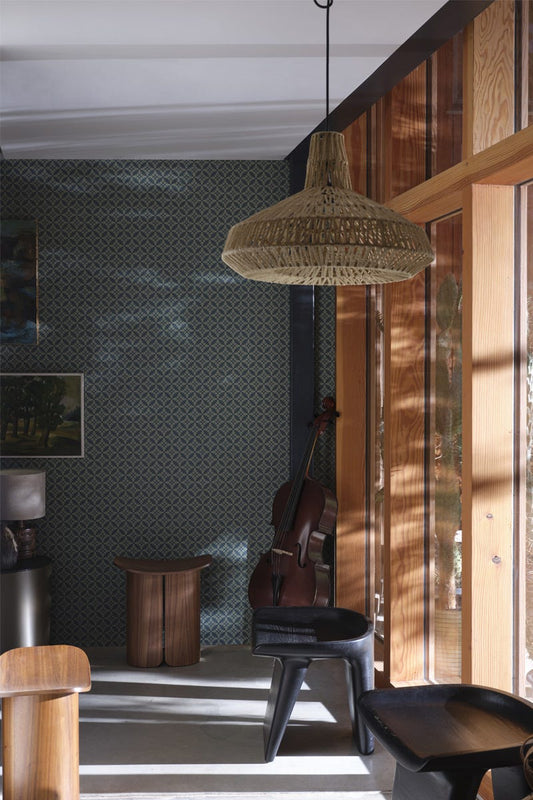 Achard Wallpaper - Inchyra Blue - 6405 - Farrow & Ball - Premier Wallcovering