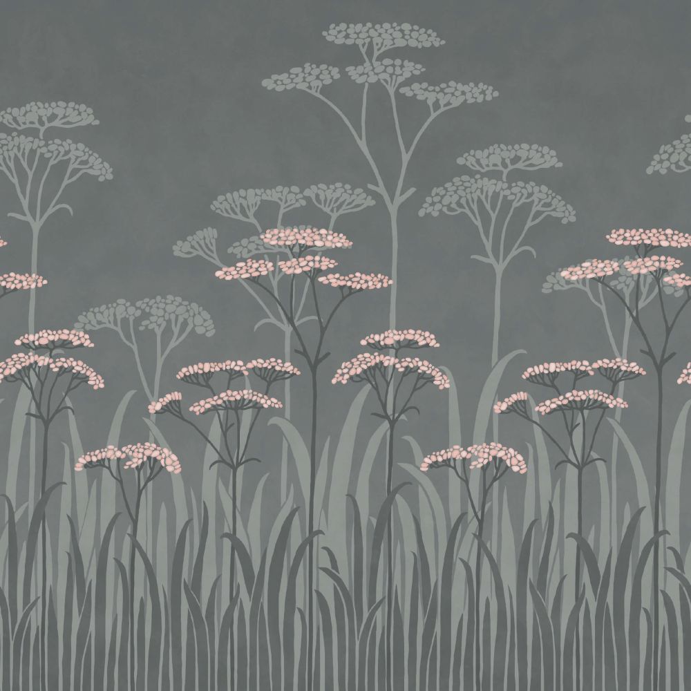 Achillea Wallpaper Mural - Twilight - Little Greene - 0245ACTWILI - Premier Wallcovering