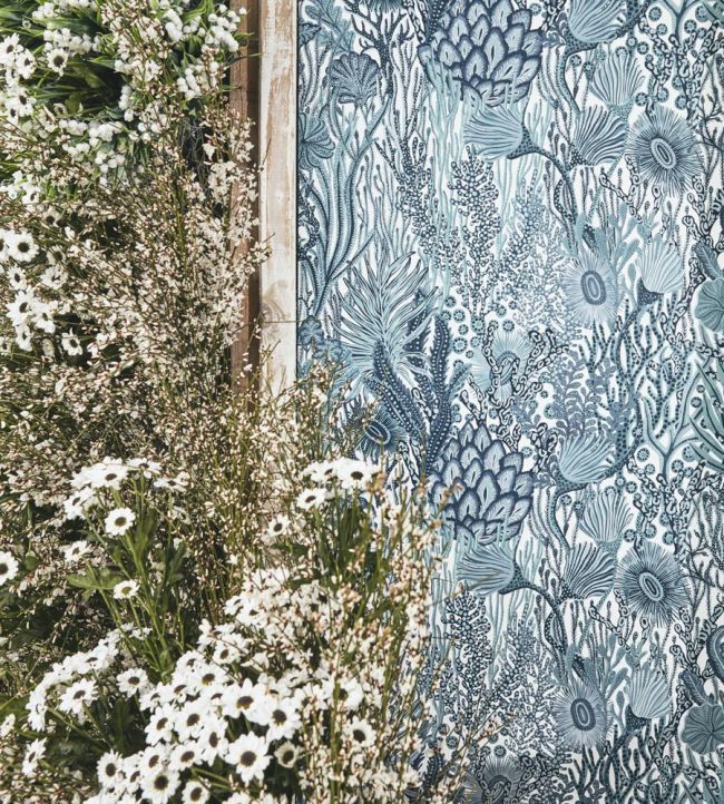 Acropora Wallpaper - Brazilian Rosewood/Nectar/Tree Canopy - HTEW112779 - Harlequin - Premier Wallcovering