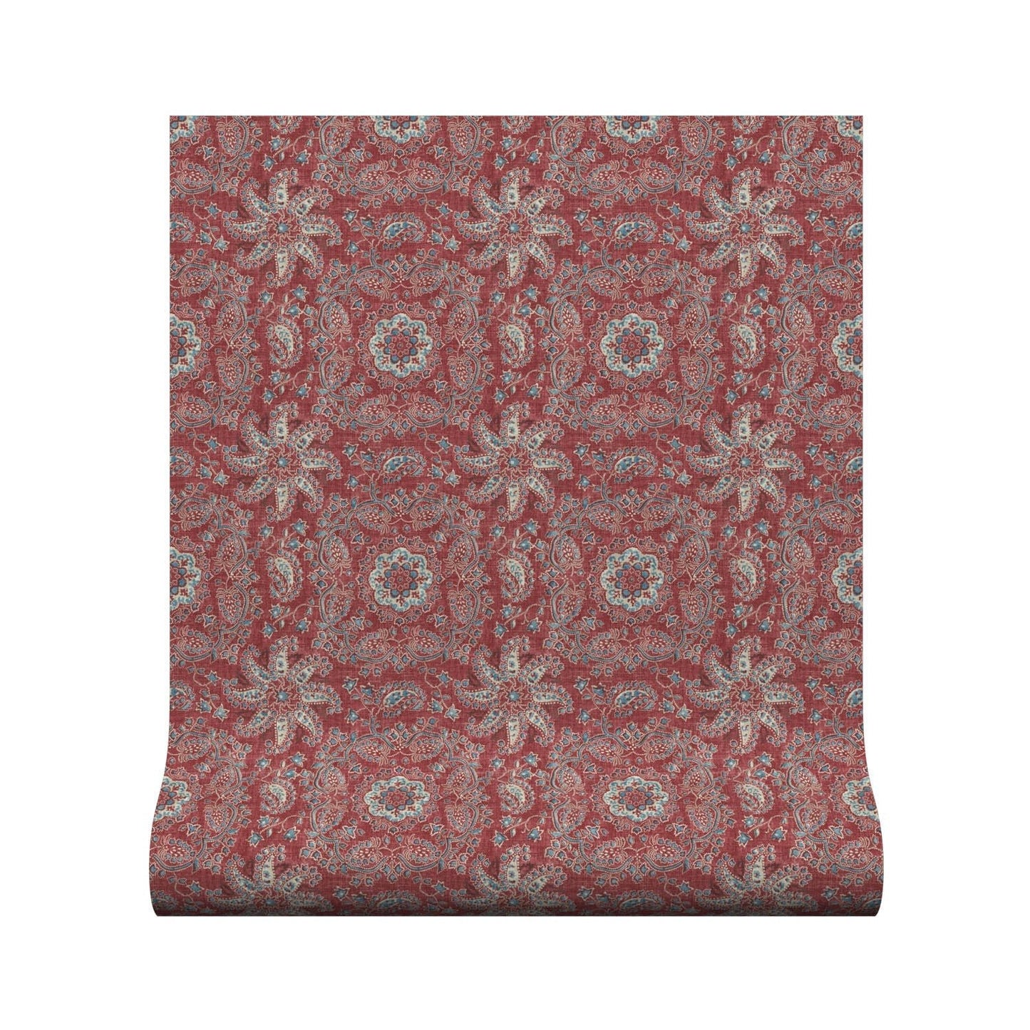 Adaline Wallpaper - Merlot - Warner House - Premier Wallcovering