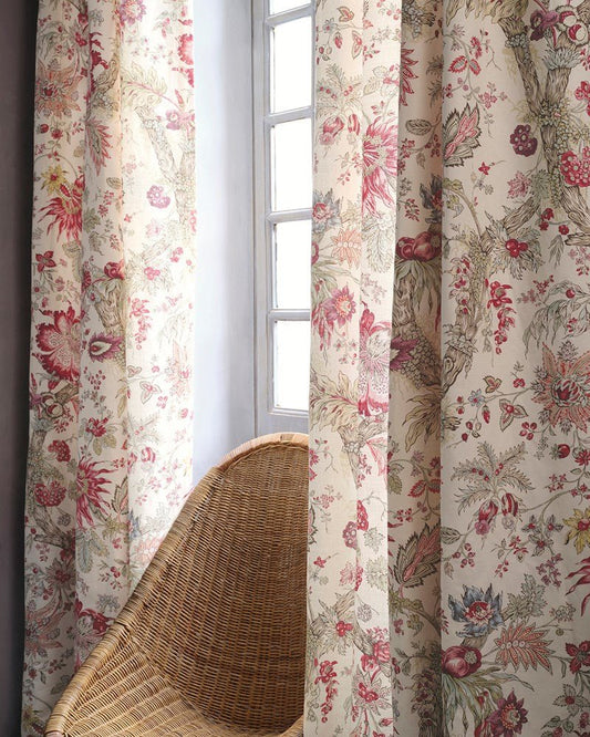 Adelaide Fabric - Cerise - Manuel Canovas - M4176-01 - Premier Wallcovering