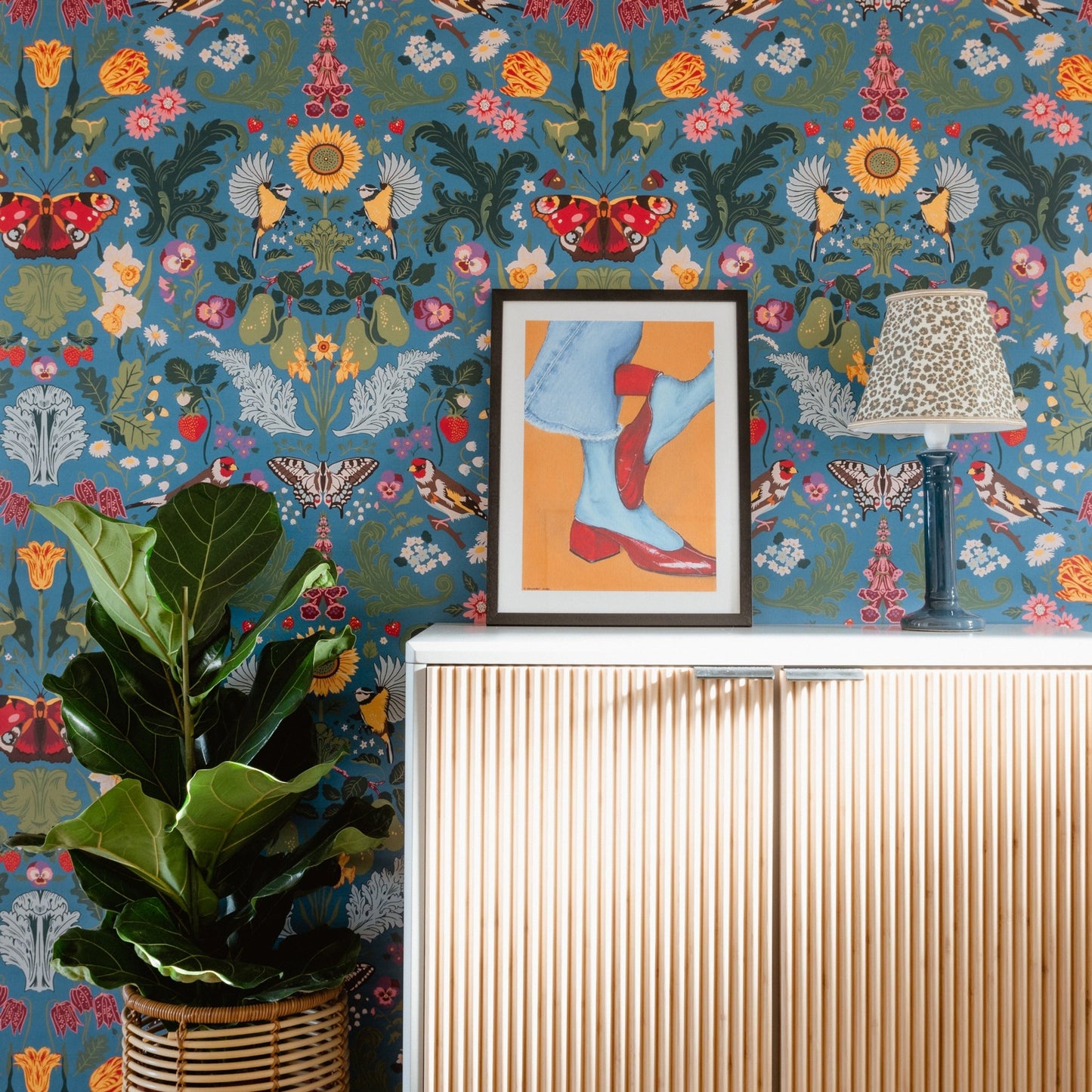 Admiral Wallpaper - Cornflower - Wear The Walls - ADCB807670 - Premier Wallcovering