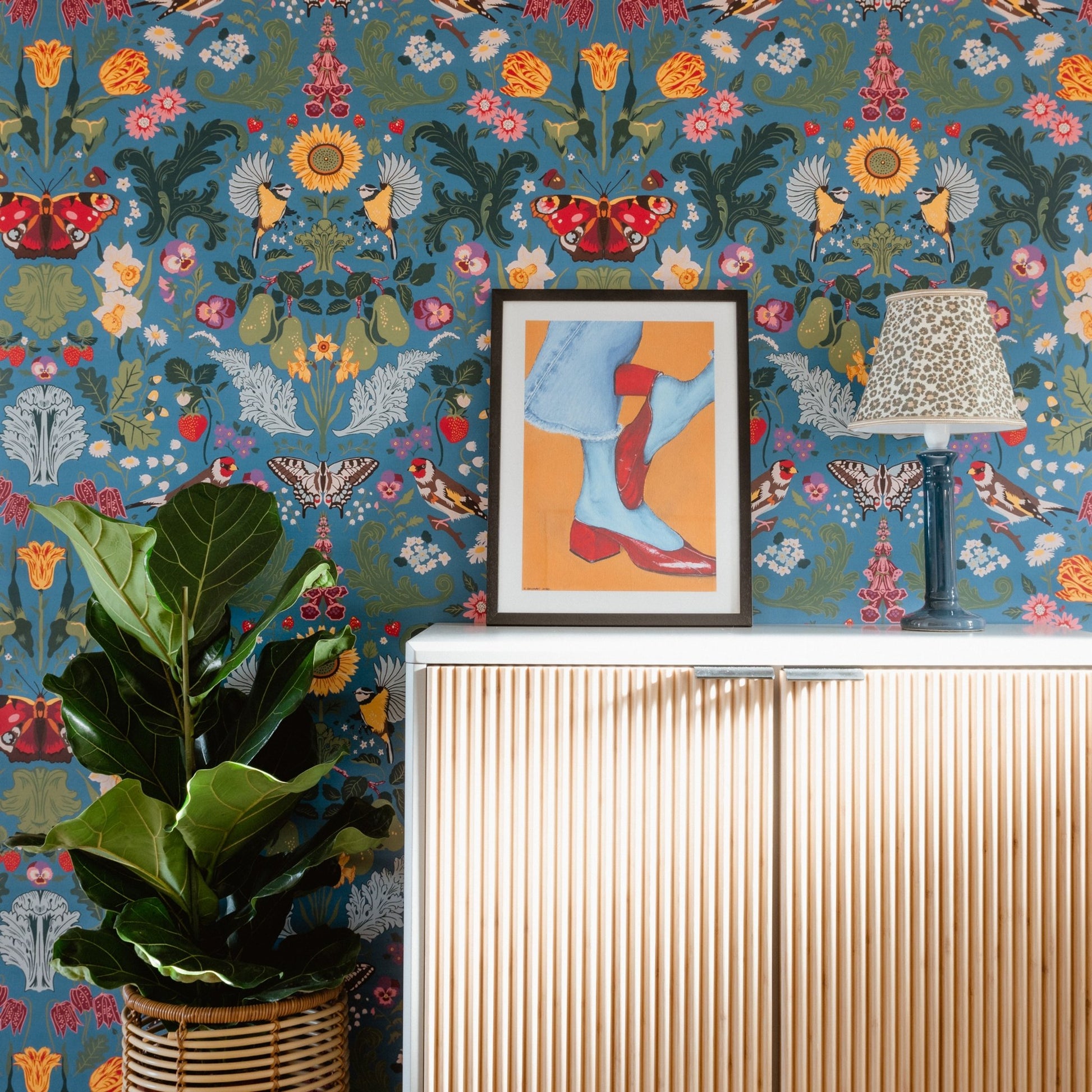 Admiral Wallpaper - Cornflower - Wear The Walls - ADCB807670 - Premier Wallcovering