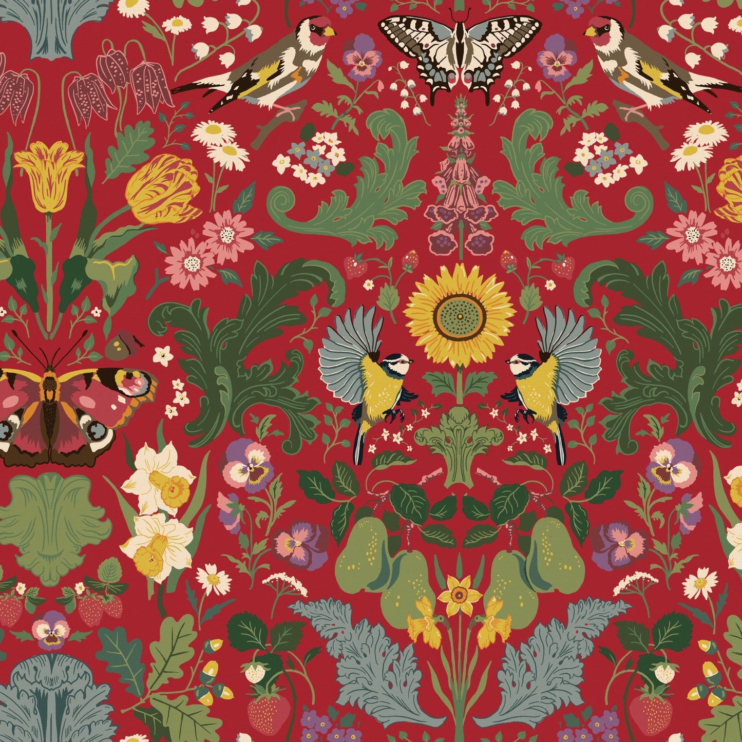 Admiral Wallpaper - Berry - Wear The Walls - ADBR807670 - Premier Wallcovering