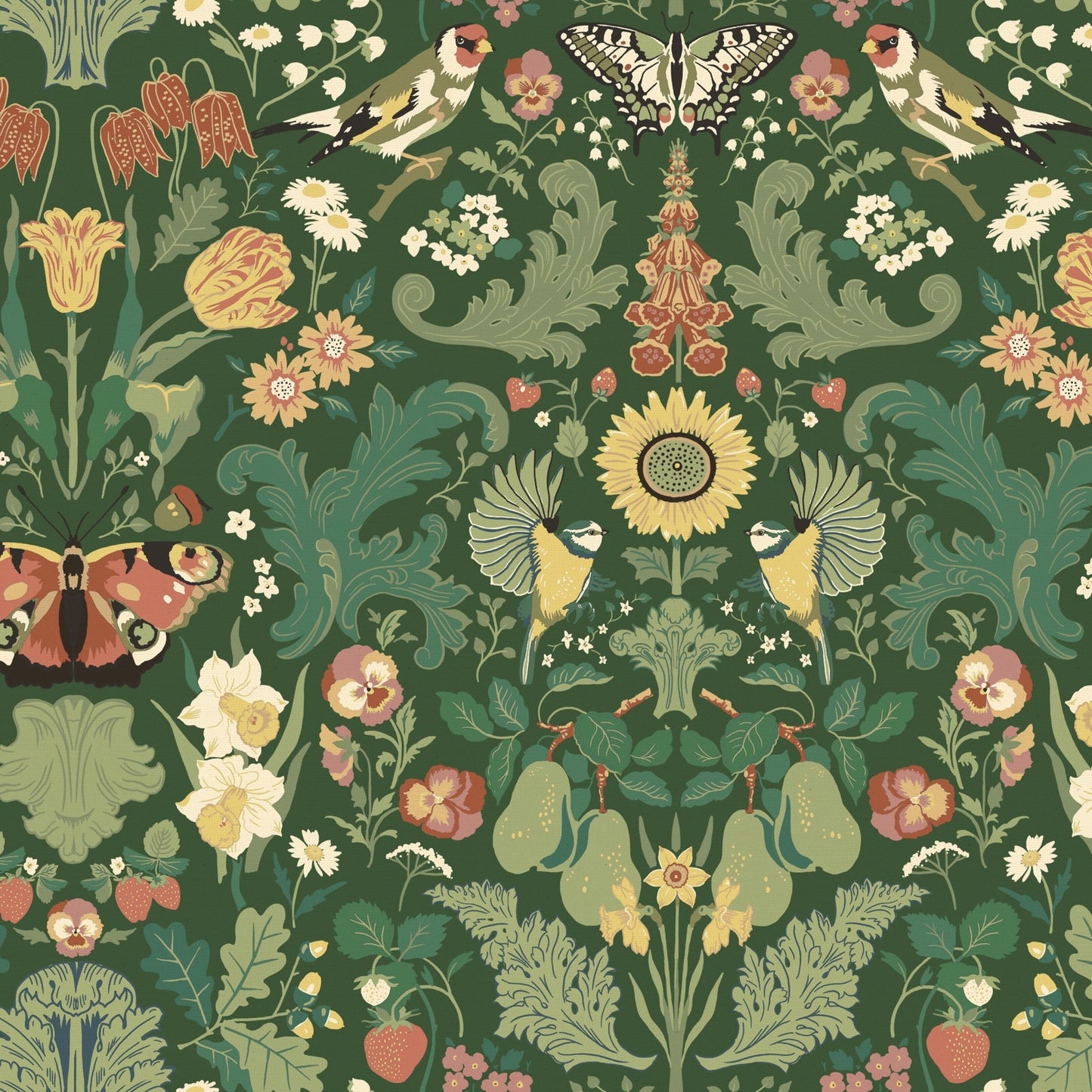 Admiral Wallpaper - Juniper-Green - Wear The Walls - ADJG807670 - Premier Wallcovering