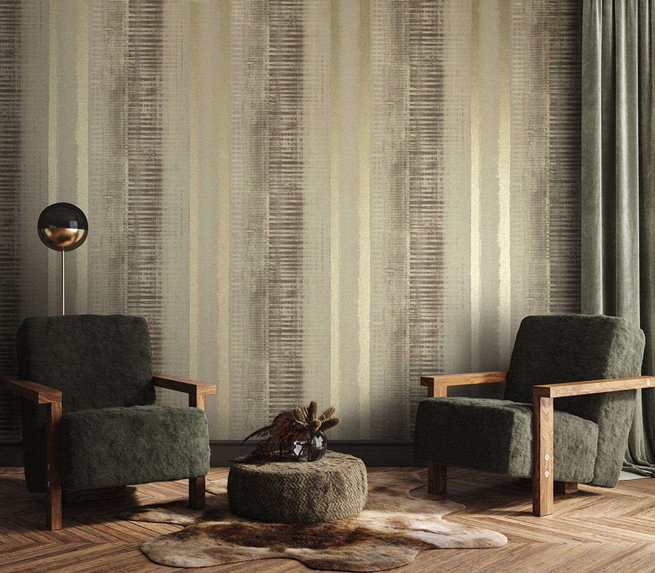 Adonea Hermes Wallpaper - Sand - Hohenberger - 64325 - Premier Wallcovering