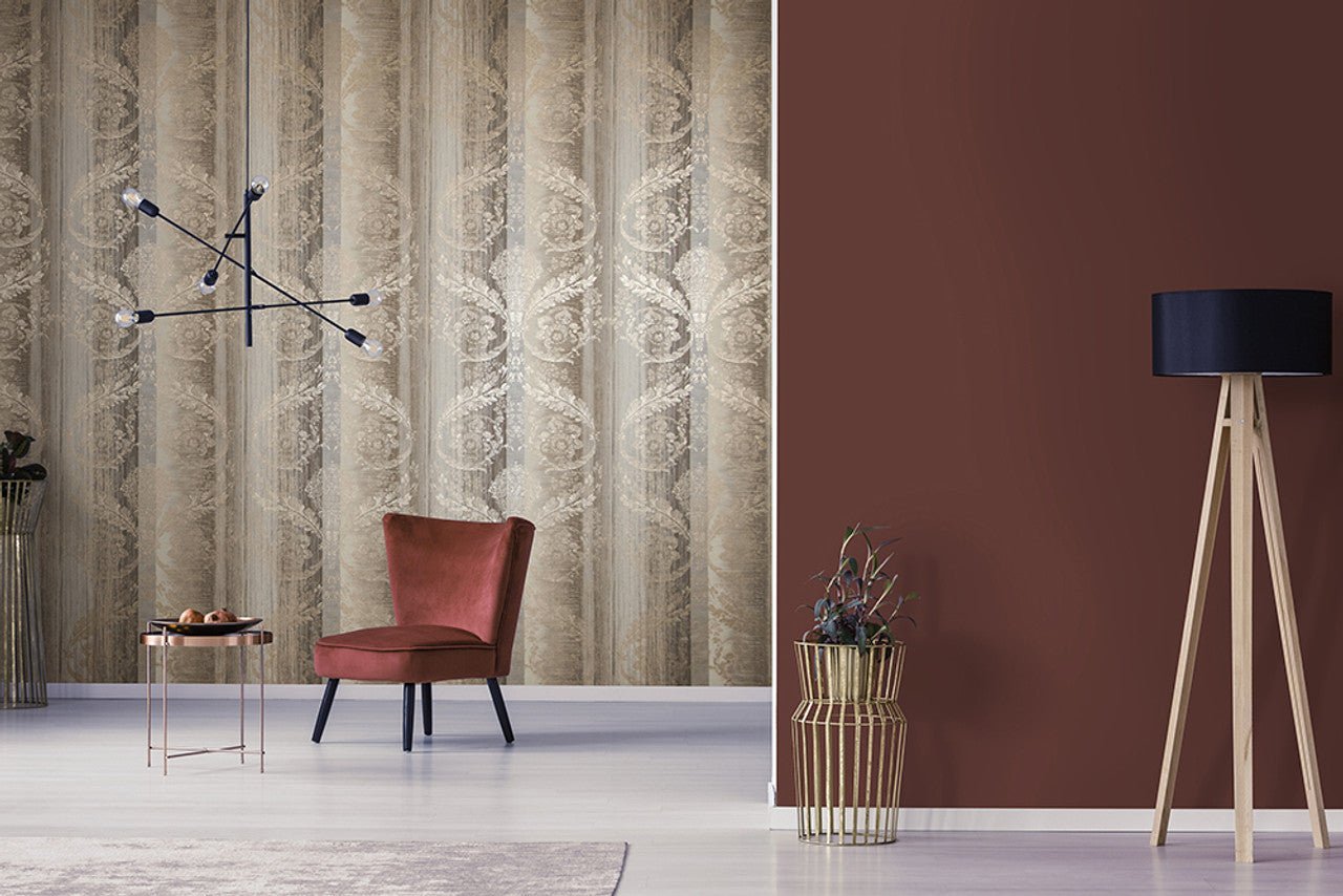 Adonea Nerites Wallpaper - Taupe - Hohenberger - 64278 - Premier Wallcovering