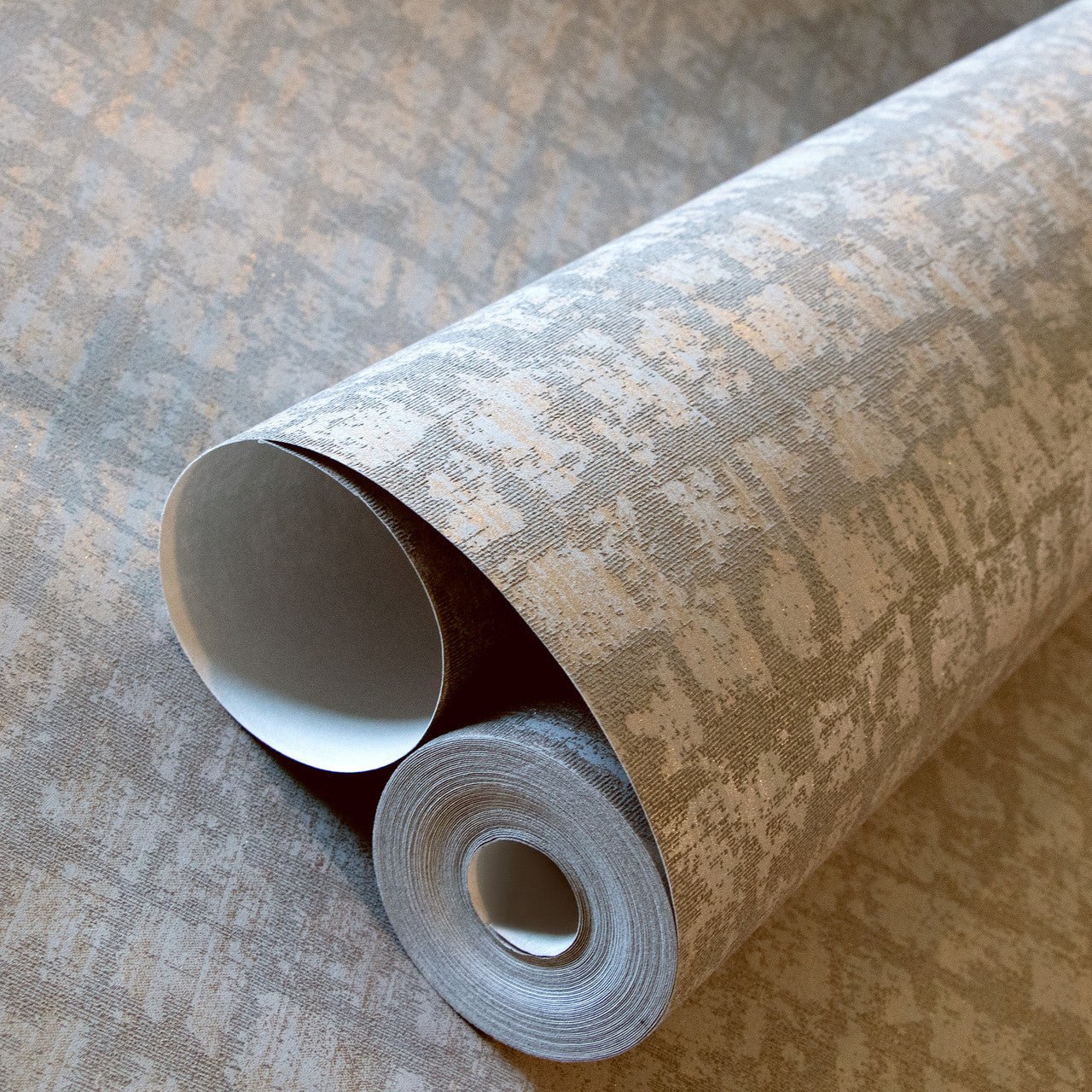 Adonea Zeus Wallpaper - Grey/ Copper - Hohenberger - 64326 - Premier Wallcovering