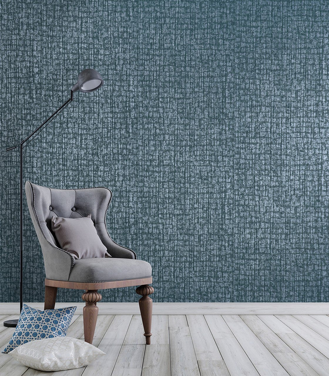 Adonea Zeus Wallpaper - Midnight Blue - Hohenberger - 64301 - Premier Wallcovering